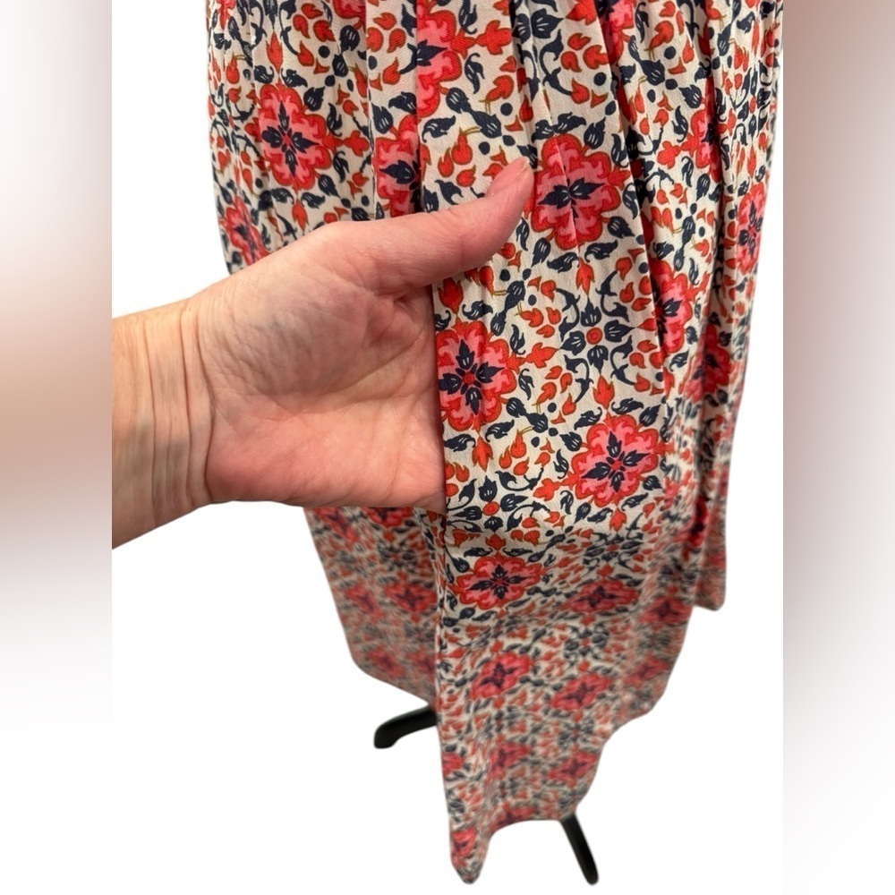 J. Crew California Poppy Dress Silk Medallion Pattern Women’s Size 6 - Picture 6 of 14